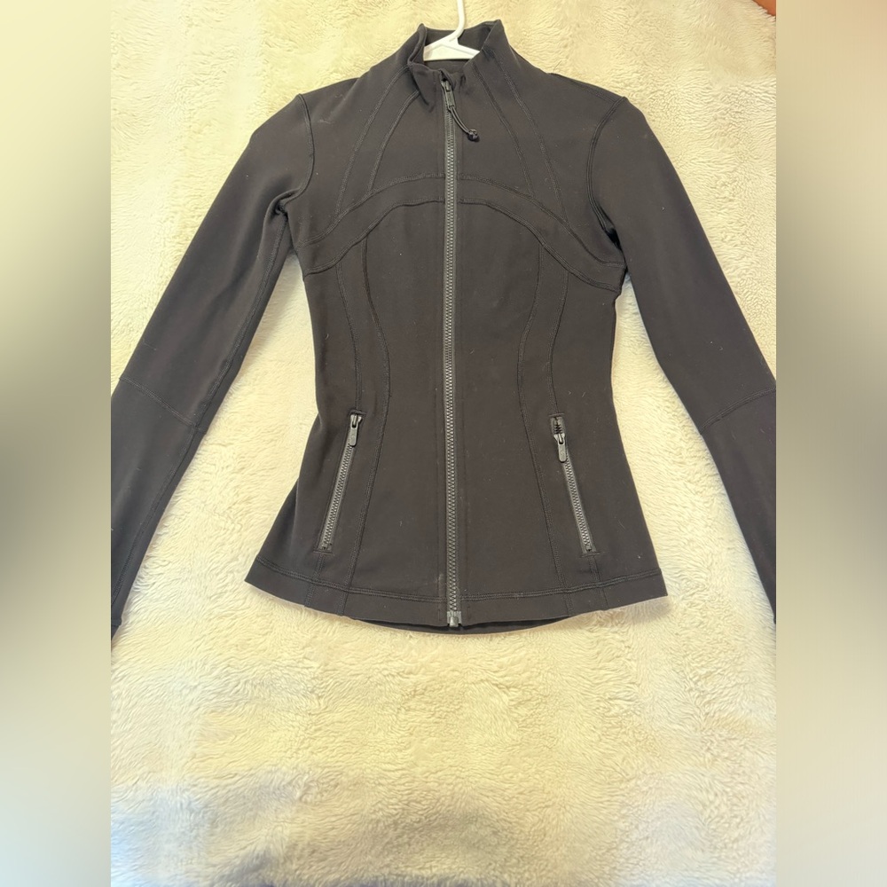lululemon black define jacket size 2
